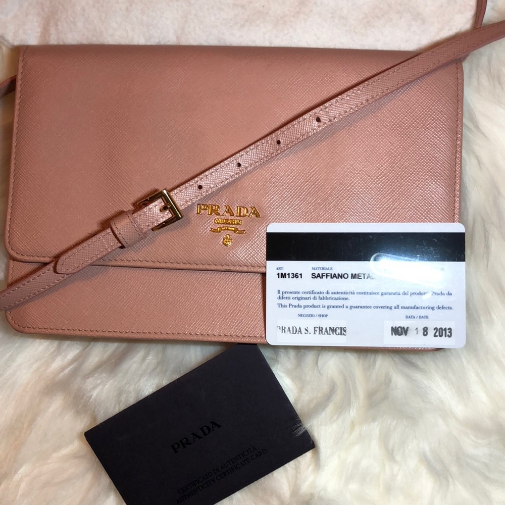 Prada crossbody/ WOC wallet on chain. - Picture 2 of 8